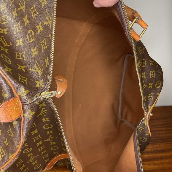 Louis Vuitton Authentic 60 Keepall Brown Monogram Duffel Bag - Picture 11 of 16